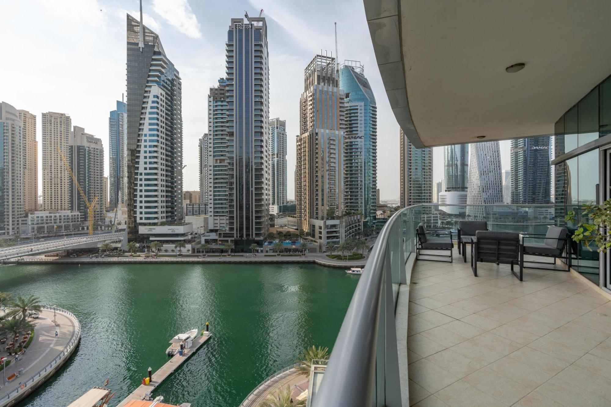 Vacay Lettings - Full Marina View 3 Bedroom Maid Dubai